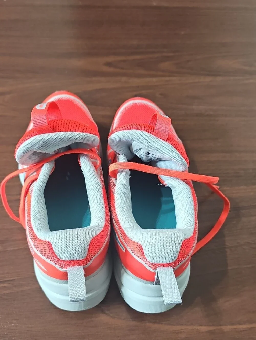 Nike Kids Coral and Light Blue Sneakers